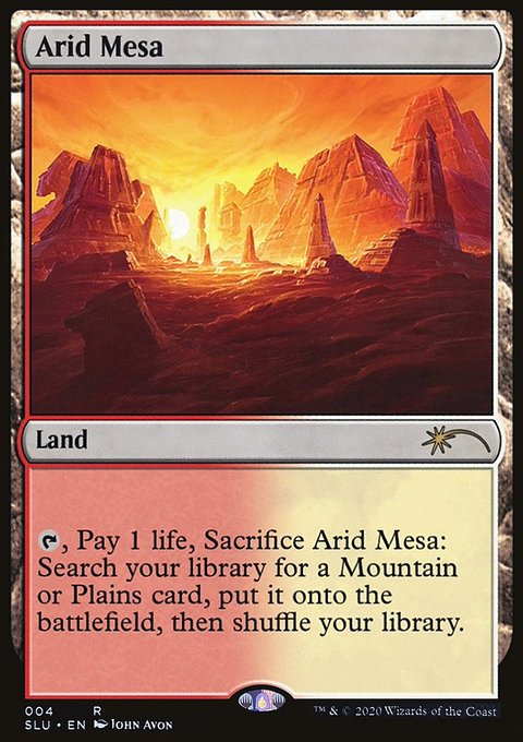 Arid Mesa, Secret Lair: Ultimate Edition #4, Magic: The Gathering card