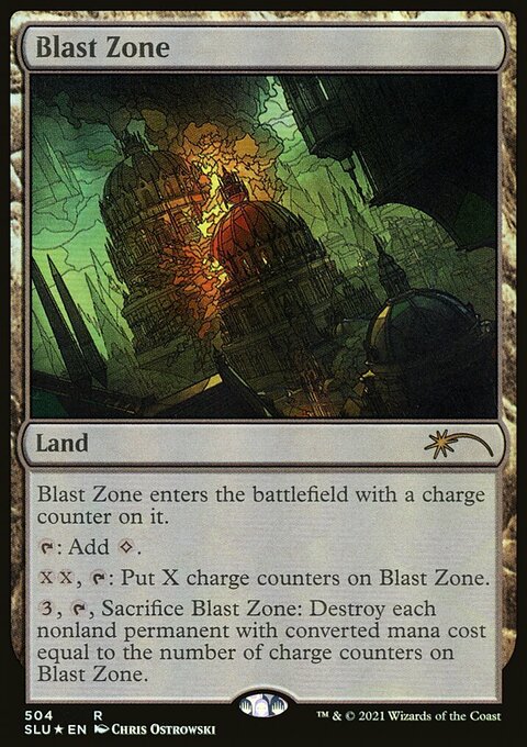 Blast Zone, Secret Lair: Ultimate Edition #504, Magic: The Gathering card