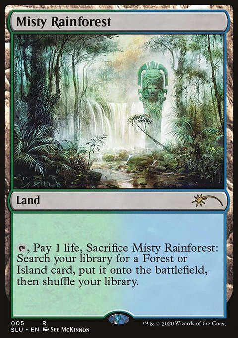 Misty Rainforest, Secret Lair: Ultimate Edition #5, Magic: The Gathering card