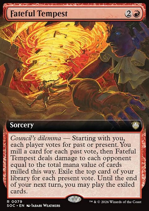 Fateful Tempest, Secrets of Strixhaven Commander #79, Magic: The Gathering card