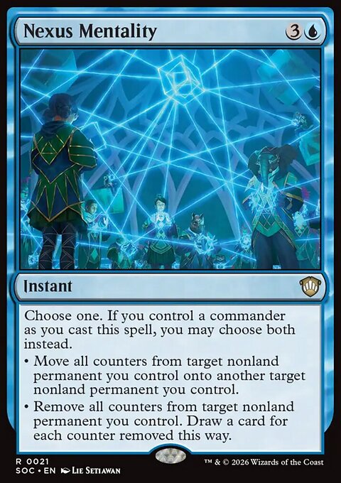Nexus Mentality, Secrets of Strixhaven Commander #21, Magic: The Gathering card
