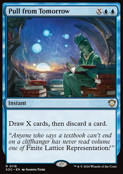 Pull from Tomorrow, Secrets of Strixhaven Commander #116, Magic: The Gathering card