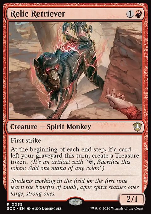 Relic Retriever, Secrets of Strixhaven Commander #35, Magic: The Gathering card