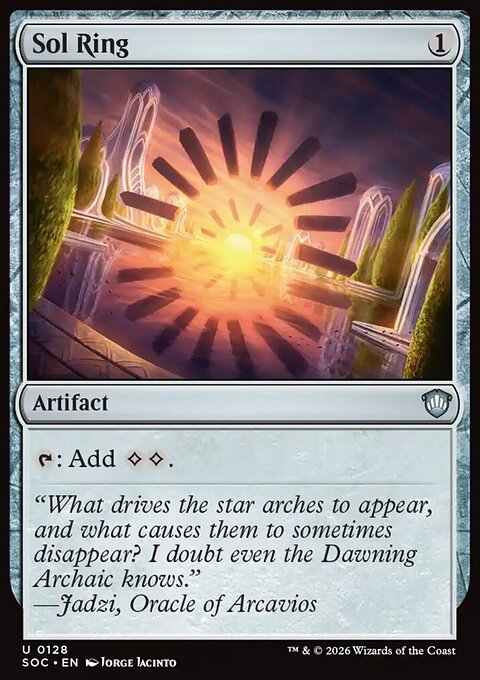 Sol Ring, Secrets of Strixhaven Commander #128, Magic: The Gathering card