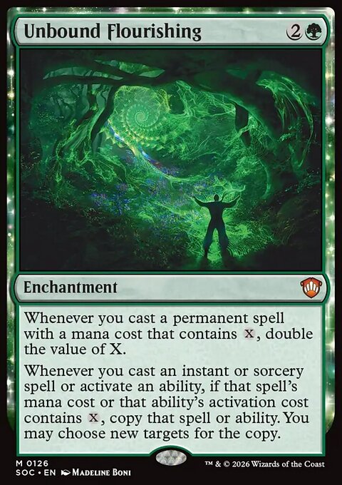 Unbound Flourishing, Secrets of Strixhaven Commander #126, Magic: The Gathering card