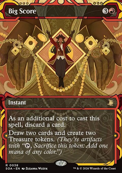 Big Score, Secrets of Strixhaven Mystical Archive #38, Magic: The Gathering card