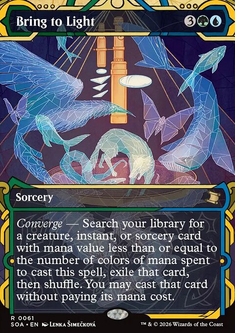 Bring to Light, Secrets of Strixhaven Mystical Archive #61, Magic: The Gathering card