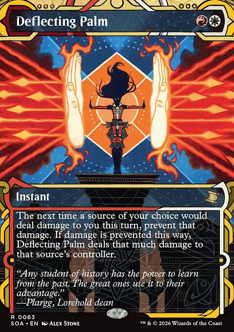 Deflecting Palm, Secrets of Strixhaven Mystical Archive #63, Magic: The Gathering card