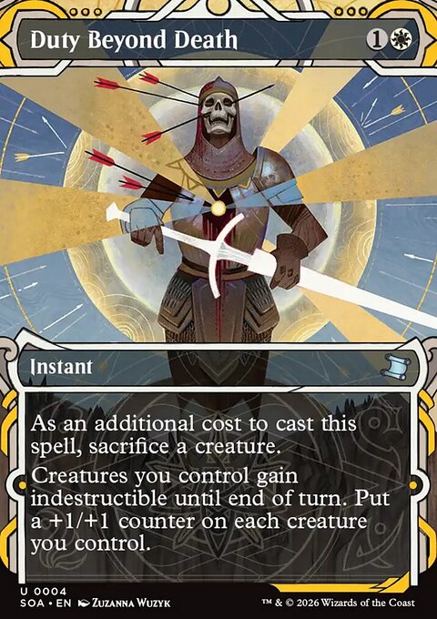 Duty Beyond Death, Secrets of Strixhaven Mystical Archive #4, Magic: The Gathering card