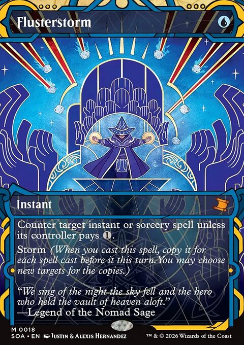 Flusterstorm, Secrets of Strixhaven Mystical Archive #18, Magic: The Gathering card