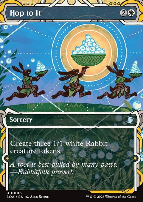 Hop to It, Secrets of Strixhaven Mystical Archive #6, Magic: The Gathering card