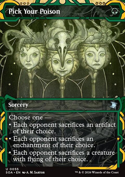 Pick Your Poison, Secrets of Strixhaven Mystical Archive #55, Magic: The Gathering card