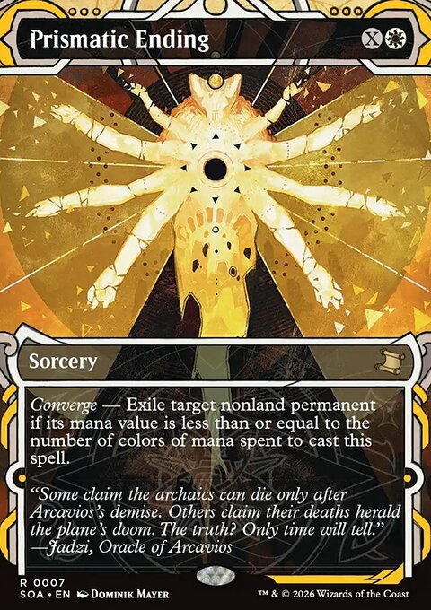 Prismatic Ending, Secrets of Strixhaven Mystical Archive #7, Magic: The Gathering card