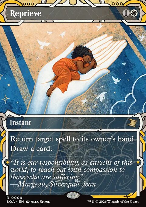 Reprieve, Secrets of Strixhaven Mystical Archive #9, Magic: The Gathering card