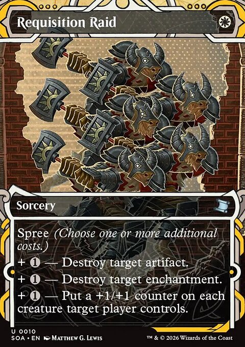 Requisition Raid, Secrets of Strixhaven Mystical Archive #10, Magic: The Gathering card