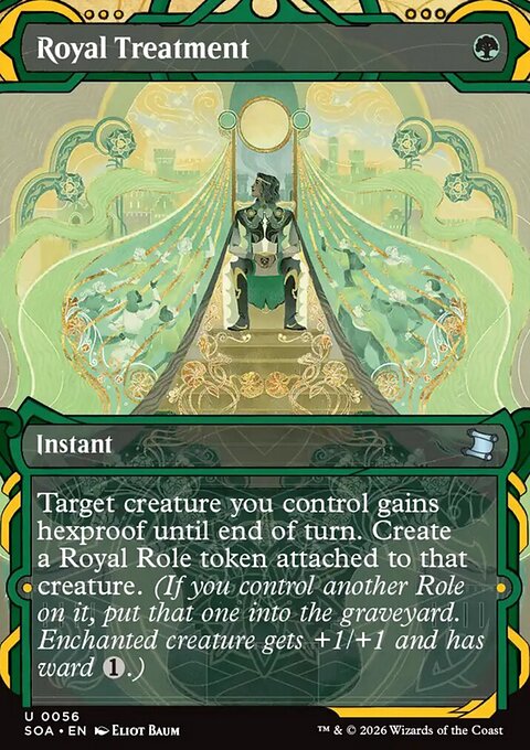 Royal Treatment, Secrets of Strixhaven Mystical Archive #56, Magic: The Gathering card