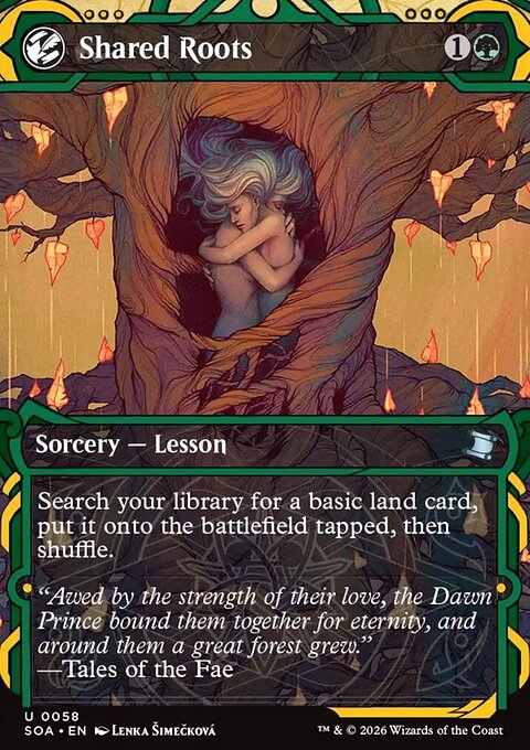 Shared Roots, Secrets of Strixhaven Mystical Archive #58, Magic: The Gathering card