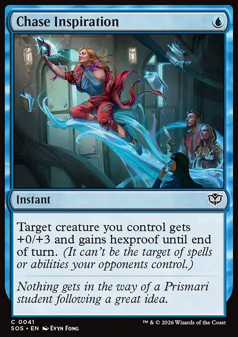 Chase Inspiration, Secrets of Strixhaven #41, Magic: The Gathering card