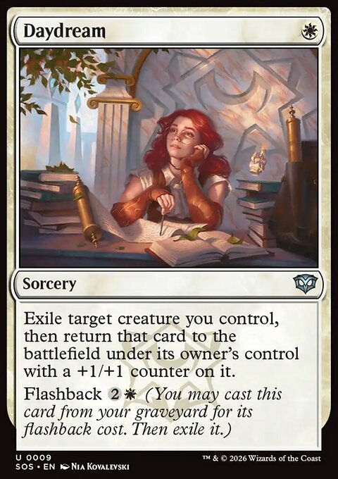 Daydream, Secrets of Strixhaven #9, Magic: The Gathering card