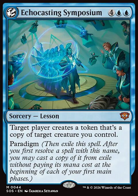 Echocasting Symposium, Secrets of Strixhaven #44, Magic: The Gathering card