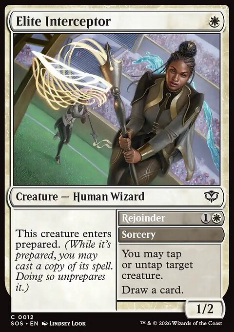 Elite Interceptor // Rejoinder, Secrets of Strixhaven #12, Magic: The Gathering card