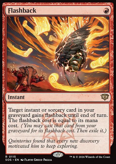 Flashback, Secrets of Strixhaven #115, Magic: The Gathering card