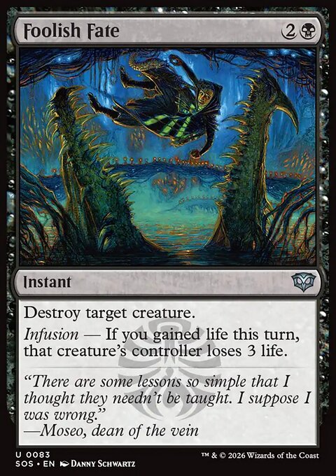 Foolish Fate, Secrets of Strixhaven #83, Magic: The Gathering card