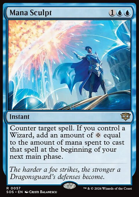 Mana Sculpt, Secrets of Strixhaven #57, Magic: The Gathering card