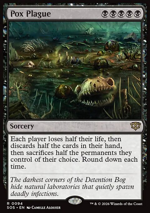 Pox Plague, Secrets of Strixhaven #94, Magic: The Gathering card