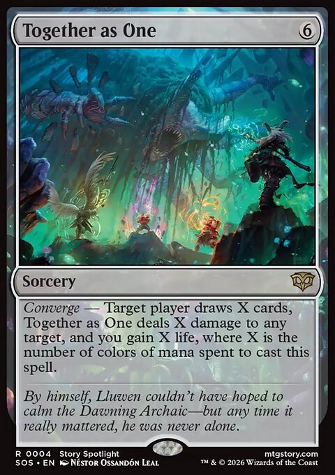 Together as One, Secrets of Strixhaven #4, Magic: The Gathering card