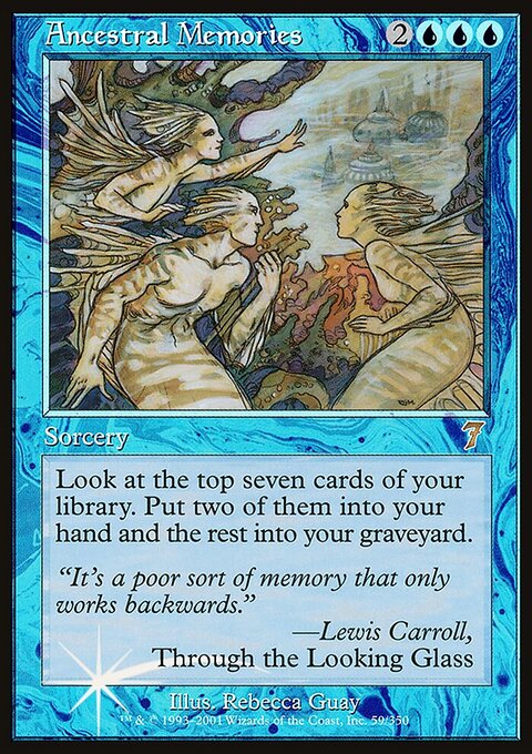 Ancestral Memories, Seventh Edition #59★, Magic: The Gathering card