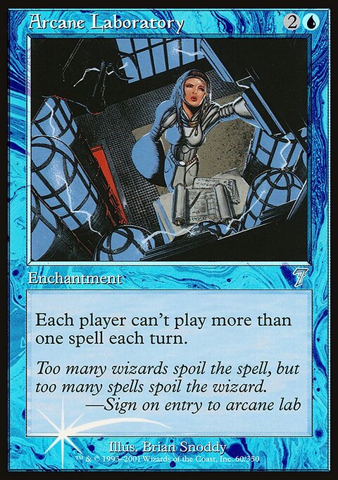 Arcane Laboratory, Seventh Edition #60★, Magic: The Gathering card