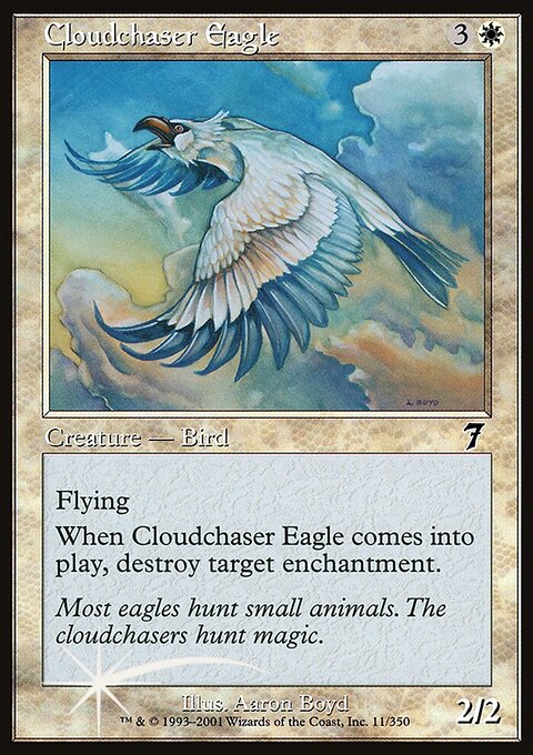 Cloudchaser Eagle, Seventh Edition #11★, Magic: The Gathering card