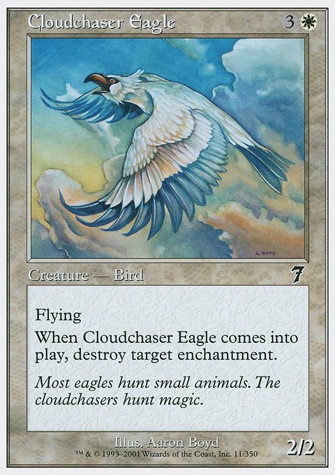 Cloudchaser Eagle, Seventh Edition #11, Magic: The Gathering card