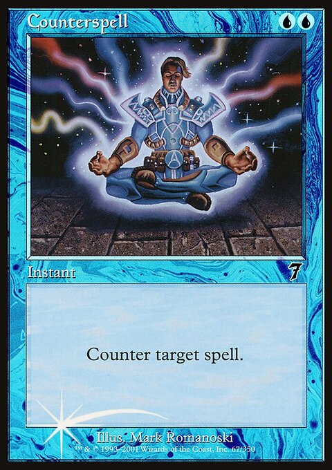 Counterspell, Seventh Edition #67★, Magic: The Gathering card