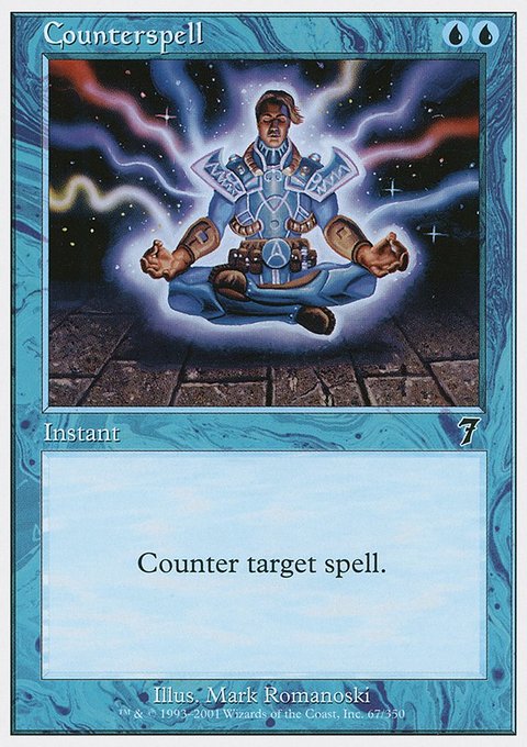 Counterspell, Seventh Edition #67, Magic: The Gathering card