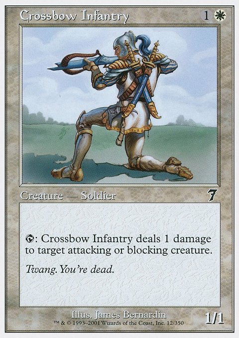 Crossbow Infantry, Seventh Edition #12, Magic: The Gathering card
