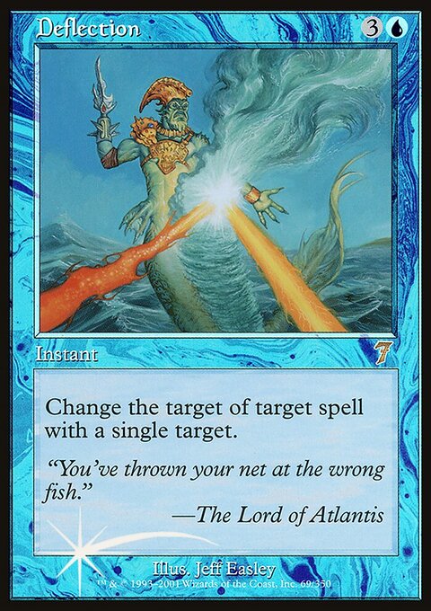 Deflection, Seventh Edition #69★, Magic: The Gathering card