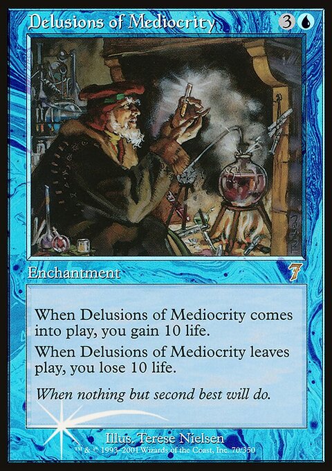 Delusions of Mediocrity, Seventh Edition #70★, Magic: The Gathering card