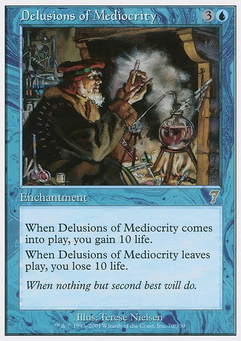 Delusions of Mediocrity, Seventh Edition #70, Magic: The Gathering card
