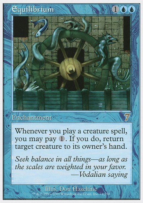 Equilibrium, Seventh Edition #71, Magic: The Gathering card