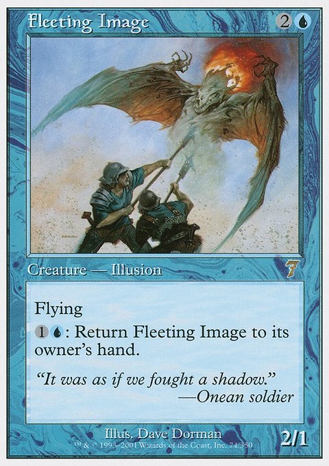 Fleeting Image, Seventh Edition #74, Magic: The Gathering card