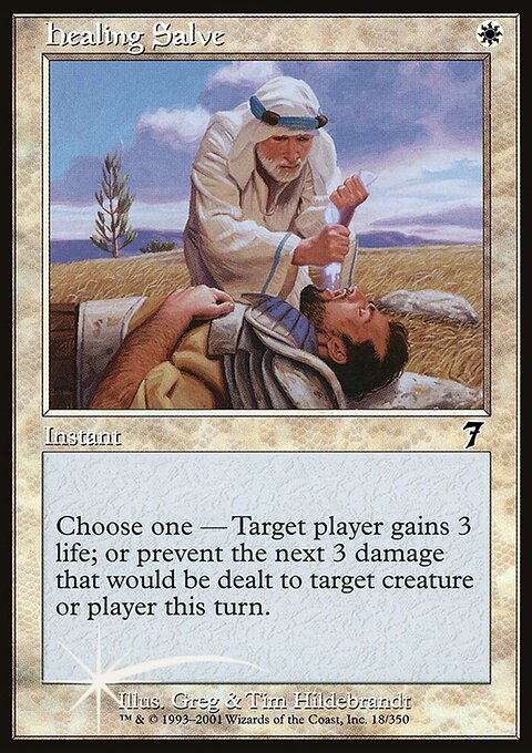 Healing Salve, Seventh Edition #18★, Magic: The Gathering card