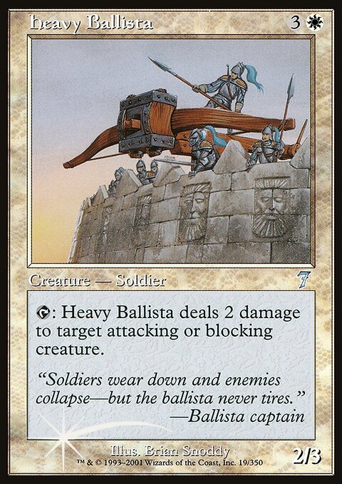 Heavy Ballista, Seventh Edition #19★, Magic: The Gathering card