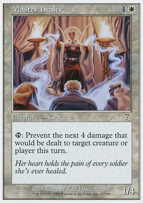 Master Healer, Seventh Edition #27, Magic: The Gathering card