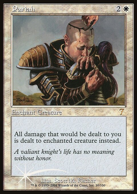 Pariah, Seventh Edition #30★, Magic: The Gathering card