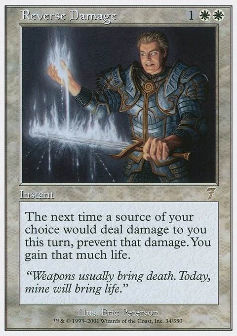 Reverse Damage, Seventh Edition #34, Magic: The Gathering card