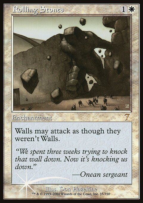 Rolling Stones, Seventh Edition #35★, Magic: The Gathering card