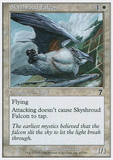 Skyshroud Falcon, Seventh Edition #45, Magic: The Gathering card