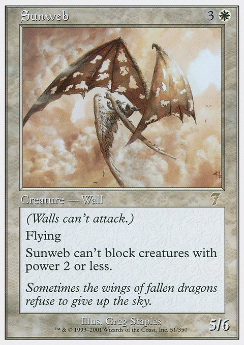 Sunweb, Seventh Edition #51, Magic: The Gathering card